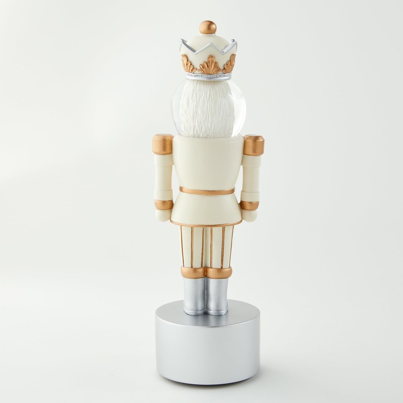 Things Remembered Engraved Nutcracker Musical Snow Globe Figurine in Light