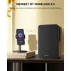 Active Bookshelf Speakers 36W RMS - BT 5.4 Wireless Speaker