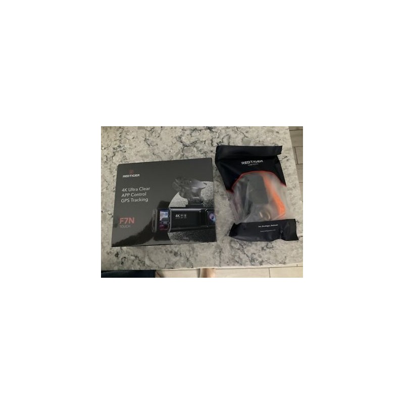 REDTIGER F7NT 128G Dash Camera 4K Front and Rear,Touch Screen