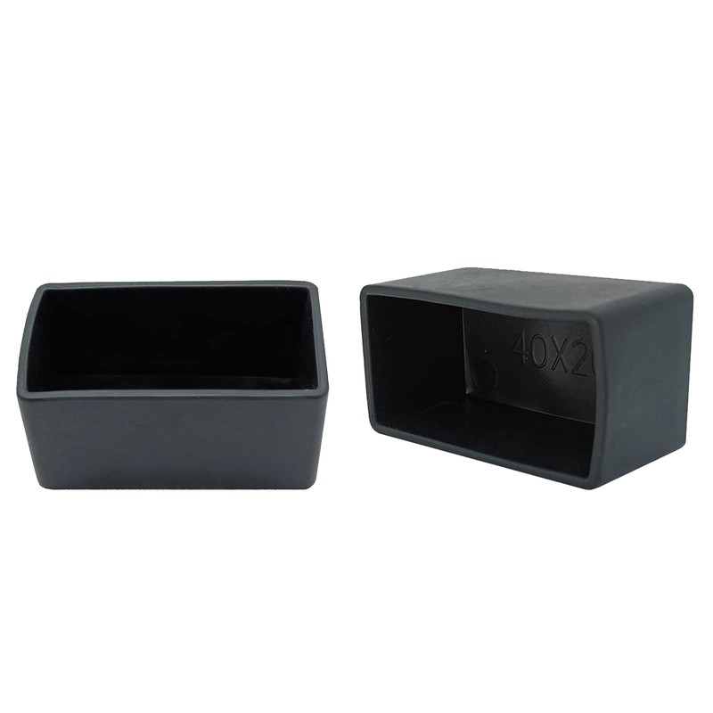 10 Pack Strut Channel Cap, 1-5/8" x 7/8" Plastic Black