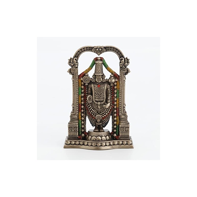Veronese Design 3 3/8" Lord Balaji Venkateswara Hindu God Resin