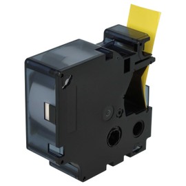 vhbw Cassette Tape 19 mm for Dymo LabelManager 200, 300, 350, 350D, 360D, 420P 400ml as Dymo D1 – 45808.