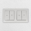 EBROM SET IDEE: BUSCH JÄGER 2 x Blind Switch Roller