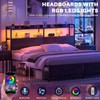 Aheaplus Headboard for Queen Size Bed Frame, Headboards with Outlets,