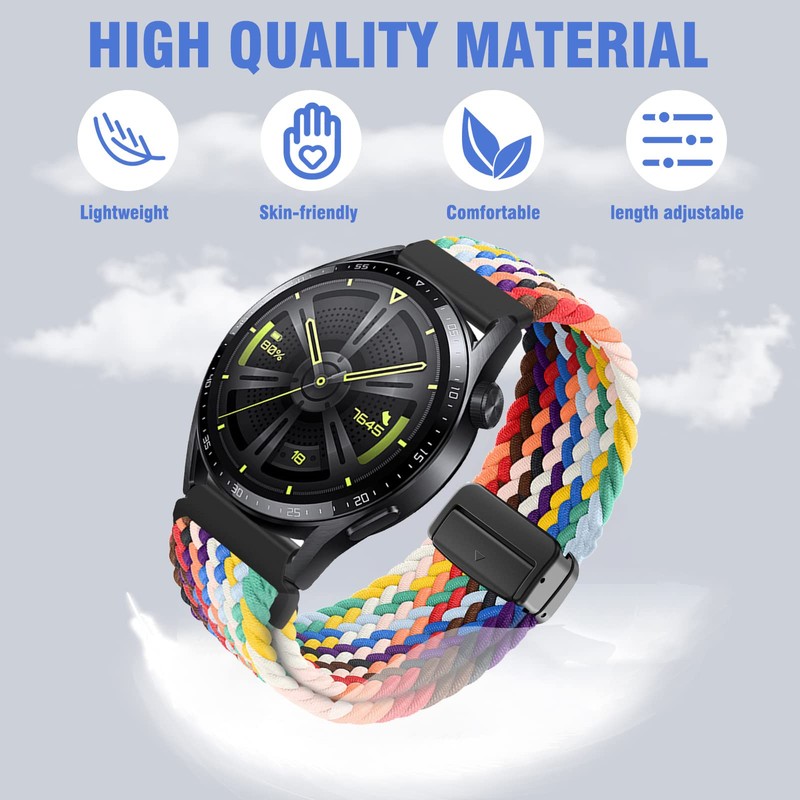 KUWAI Nylon Strap for Nothing Watch Pro - Braided Magnetic
