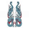 Festival Makeup R232, Dragons, Blue (17.5 cm x 10 cm)