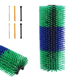 Qivine Livestock Scratching Brush, Goat Brushes for Grooming, Cow Horse Scratching Post Brush Horse Scratcher Supplies for Horse, Elk, Cattle, Sheep, Relieve Itching on the Back of Livestock (Green)