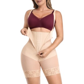 SHAPELLX Shapewear Tummy Control Corset for Women Tummy Compression Faja Body Shaper Women Butt Lift Shapewear