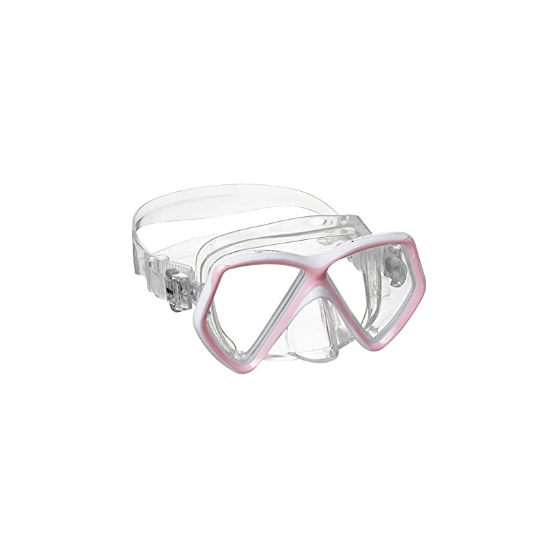 Mares Aquazone Pirate, Maske Kinder - Unisex, Pink/Weiß Trasparent