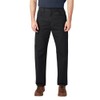 Dickies Men's Relaxed Fit Straight-Leg Duck Carpenter Jean, Black, 30W