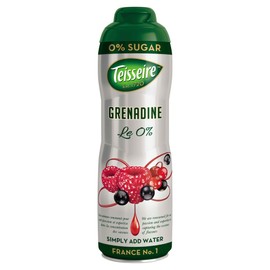 Tesseire Grenadine Zero Percent Sugar, 600ml