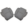 SecosAutoparts Driver & Passenger Side Bottom Replacement Leather Seat Covers
