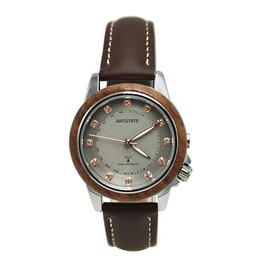 Artstate AS3237B Lady Wristwatch, Radio, Business, Popular, Fashion, Brand, Waterproof, Gift, Radio Watch, Silver, Minimalist