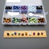 Chengmu 8mm Stone Beads Kit for Jewelry Making, 230pcs Round