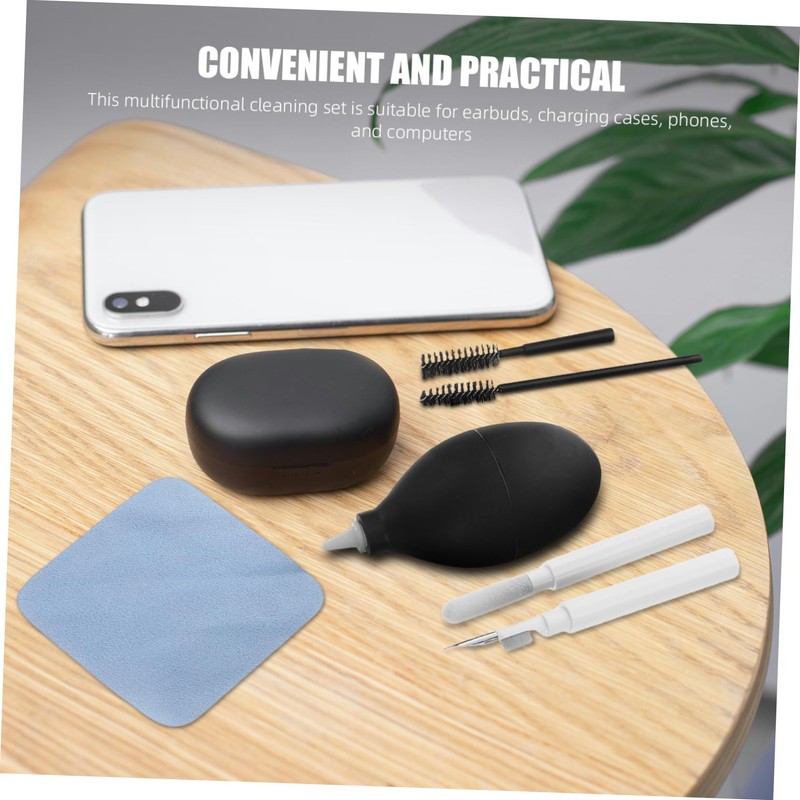 TEHAUX Wireless Earbud Cleaning Kit Compact Multi-Tool for Phone Pad
