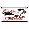 Beep Beep Roadrunner Novelty Metal Motorcycle Plate MP-318