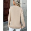 Zeagoo Fall Sweaters for Women 2025 Long Sleeve Crewneck Ribbed