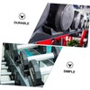 CAXUSD 4Pcs Dumbbell Saddles Durable Plastic Dumbbell Cradles for Replacement