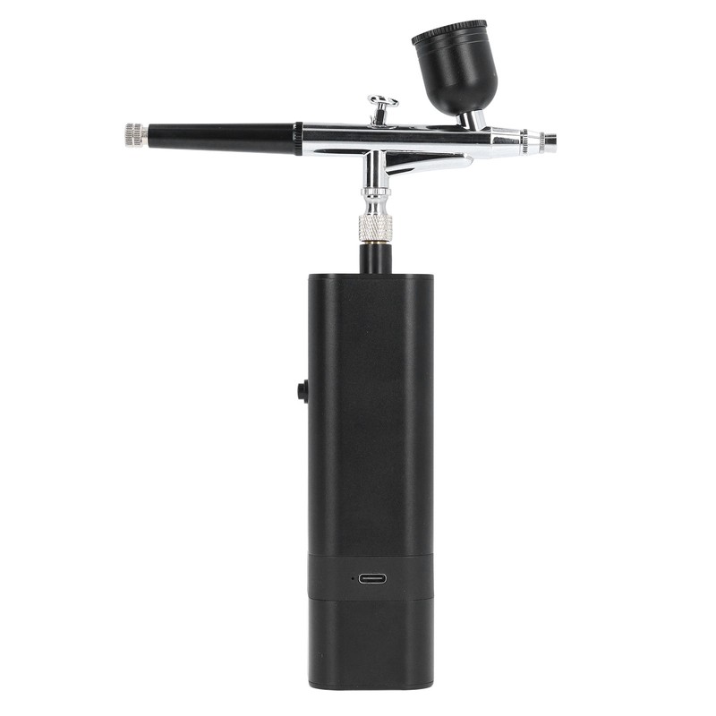 Airbrush Kit 32PSI High Pressure Adjustable Airflow 0.3mm Nozzle Rechargeable