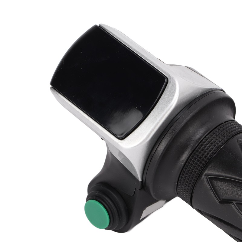 1 Pair Handlebar Throttle Grip Universal LED Display Wire Twist