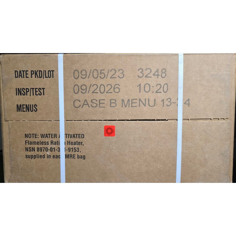 Generic 2026 Inspection Dated MRE (4-Pack)