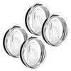 Ieron 4PCS 20 Oz Tumbler Replacement Lids, Plastic Sealing Leak