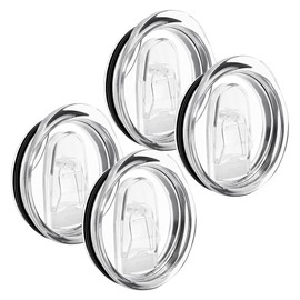 Ieron 4PCS 20 Oz Tumbler Replacement Lids, Plastic Sealing Leak Splash Resistant Lids Reusable Slide Closure Cup Lids