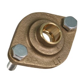Midline Valve DGTXU114-OM Circulator Flange Kit with Gaskets, Nuts and Bolts for Grundfos Pumps Brass 1-1/4 in. SWT (2Pack)