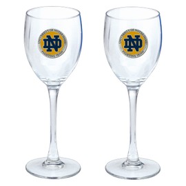 Heritage Pewter Notre Dame Glass Water Goblets – Set of 2 | 12 OZ Goblet Glasses | Expertly Crafted Pewter Glass