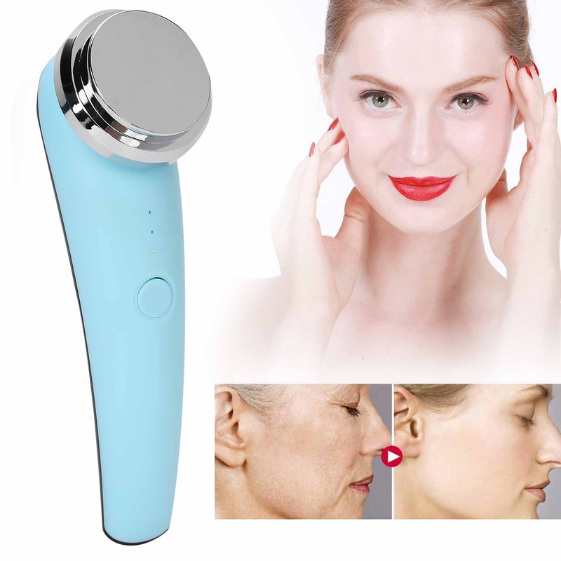 Household Vibration Facial Cleansing Machine Serum Import Massage Beauty InstrumentBlue