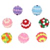 8pcs Cat Ball Toys Elastic Soft Colorful Interactive Chasing Chewing