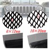 S.fields.inc Mesh Grill Net, Car, Aluminum, Front Bumper Grille Cover,
