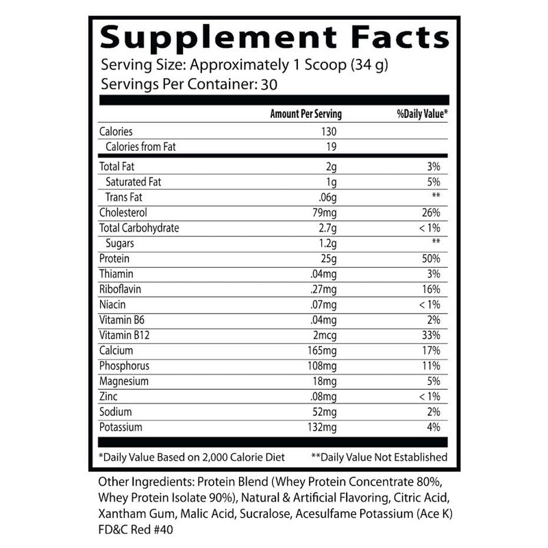 Insane Labz Insane Whey,100% Muscle Building Whey Protein, BCAA Amino