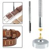 400Sets Rivets for Leather, 6mm Double Round Cap Rivets, Leather