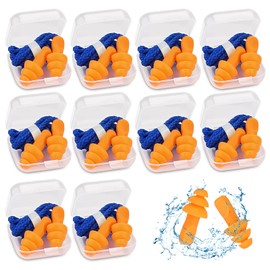 Shooting Ear Protection for Gun Range, 10 Pairs Ear Plugs for Noise Reduction, Hearing Protection for Shooters, Ear Plugs for Shooting, Silicone Ear Plugs