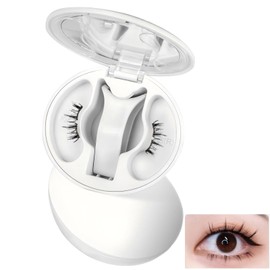 Alinsea 2025 Magnetic False Eyelashes, No Glue, No Eyeliner Needed, Deluxe Camelia, Soft, Waterproof and Sweatproof, Includes Exclusive Case, Silky Bra