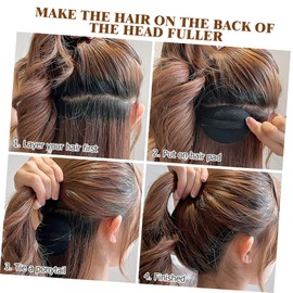 FOMIYES 1 Set Hair Volume Clips Invisible Hair Padding Clamps for Enhanced Styling and Ponytails Comfortable and Design