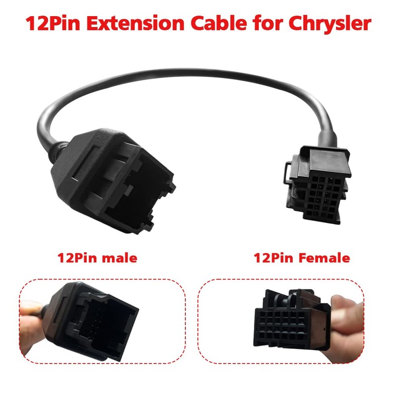 PARANNIC Obd2 Cable 12 8 Extension Adapter Cable for DS808