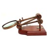 Antique Desk Magnifier Moveable Lens Kelvin & Hugnes London Marine