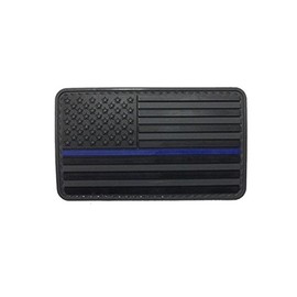 5ive Star Gear US Flag Morale Patch with Blue Stripe, Black/Blue, One Size