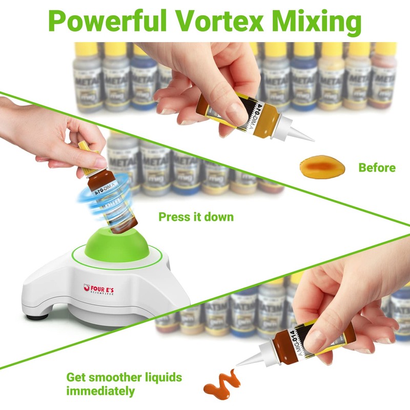 FOUR E'S SCIENTIFIC Mini Vortex Mixer - Lab Vortex Shaker