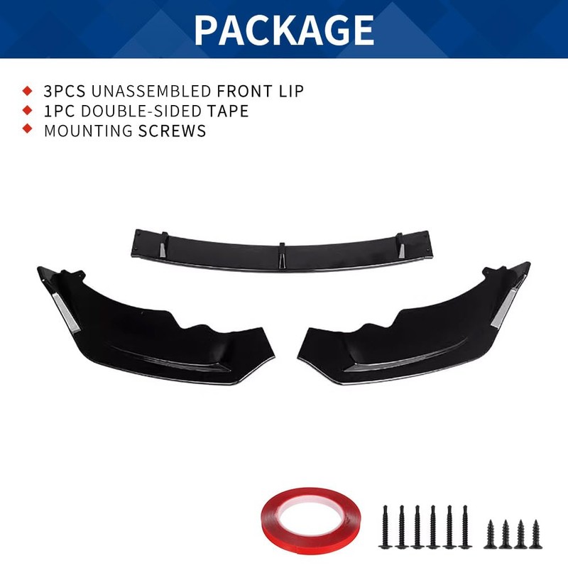 XPHAZZ Front Lip Compatible with 2-Series 2022-2024 F44 Gran Coupe