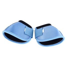 Horse Bell Boots Oxford Cloth Wear Resistance Comfortable Breathable Horse Hoof Protection Boots for Horse Gear Supplies Blue M
