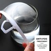 GUSTO Pack of 12 Visor Transparent Mask for Nose and
