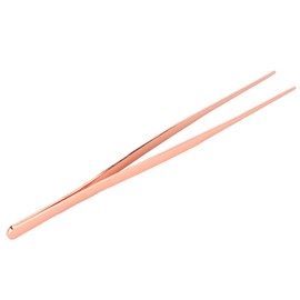 Kitchen Cooking Long Tweezer, Food Clip with Precision Serrated Tip Chef Utensils Tools Stainless Steel for Home Use for Sea Food Surgical BBQ Design Styling (Pink)