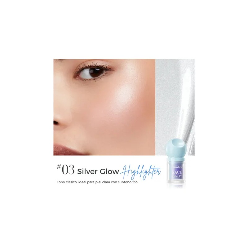 Sace Lady Iluminador Líquido Maquillaje 3 En 1 Impermeable