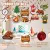 Camping Theme Party Decorations Set - 11 Paper Cutouts and