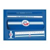 FC Hansa Rostock School Set with Ruler Pencil Sharpener Eraser