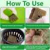 72Pcs Rockwool Grow Cubes - 1.5×1.2×1.2Inch Stonewool Starter Plugs for
