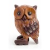Funky Factory Beautifully Hand-Carved Wooden Owl Made from Sustainable Monkey